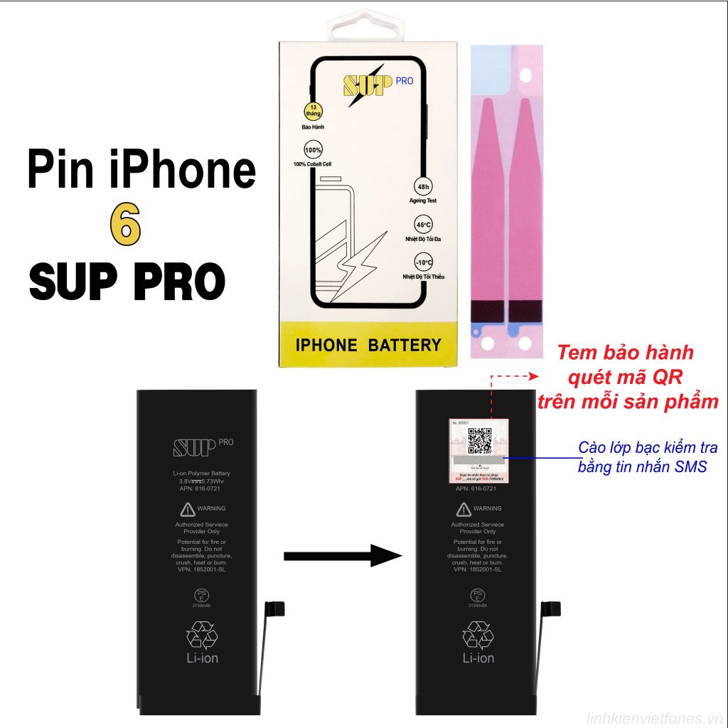 Pin iPhone 6 SUP PRO