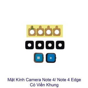 mat kinh camera samsung note 4 note 4 edge co vien khung