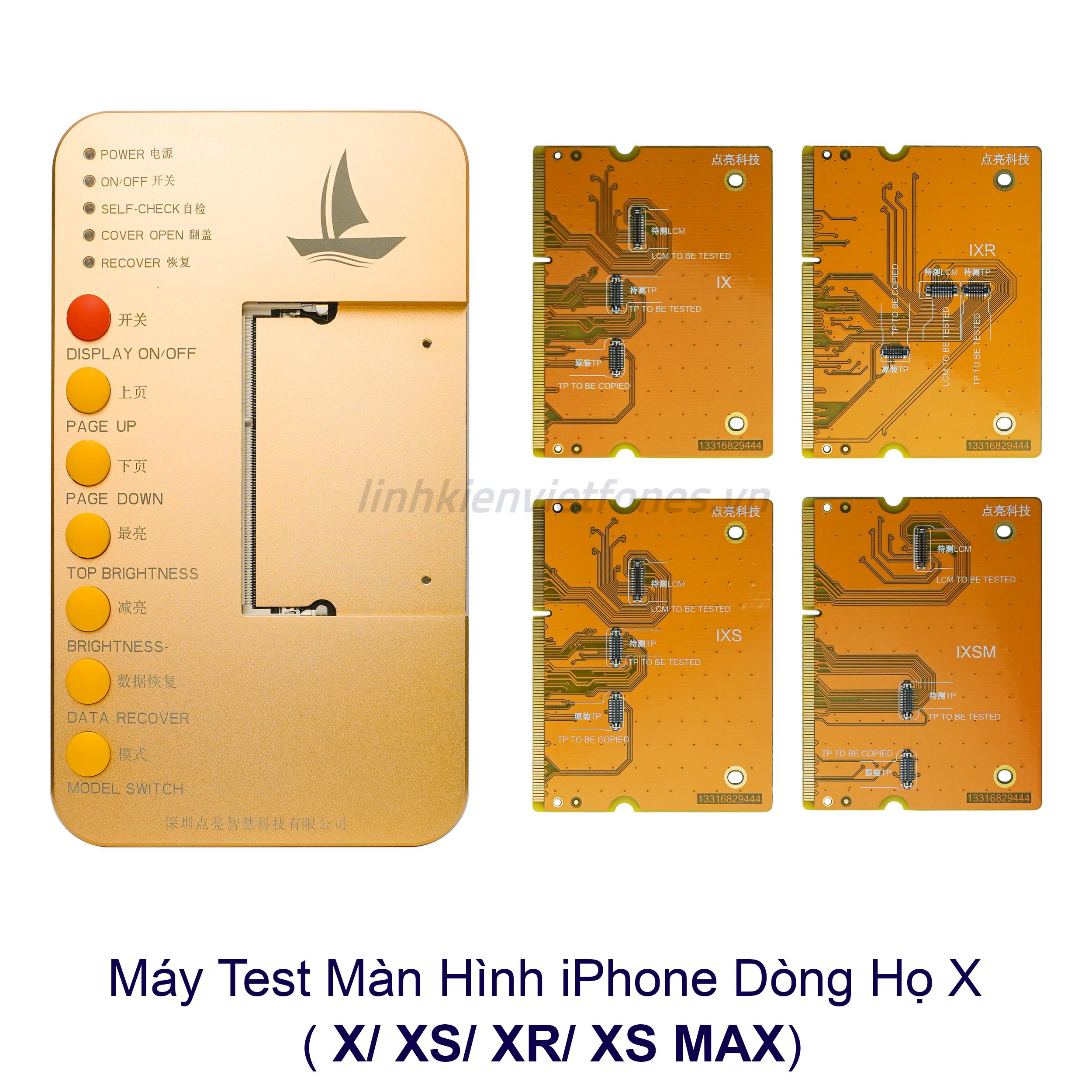 Máy Test Màn Hình Dòng Họ X ( X, Xs, Xr, Xs Max) - Linhkienvietfones.Vn