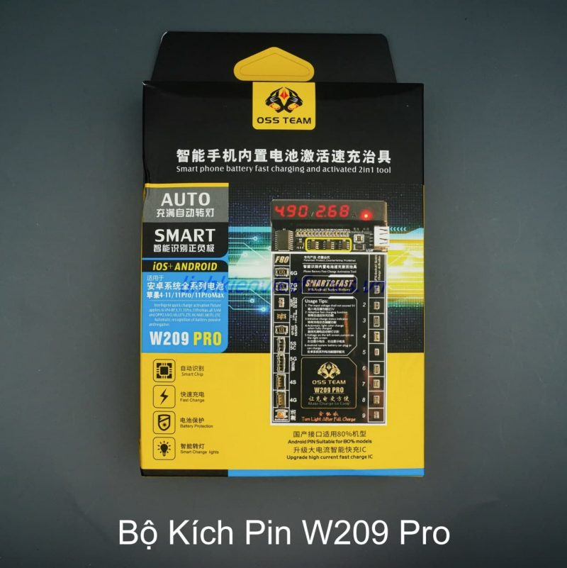 may kich pin w209 pro 2