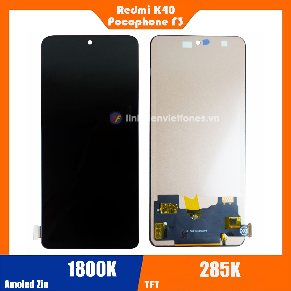 màn hình Xiaomi Redmi K40 hay Redmi Poco F3 TFT