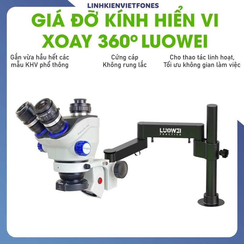 Giá đỡ kính hiển vi xoay 360° LW-017A