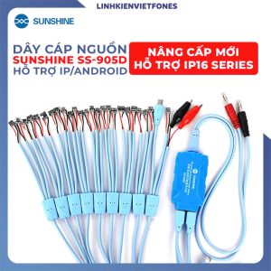 Bộ dây cấp nguồn iPhone & Android SUNSHINE SS-905D V10.0 (6S - 16PM)